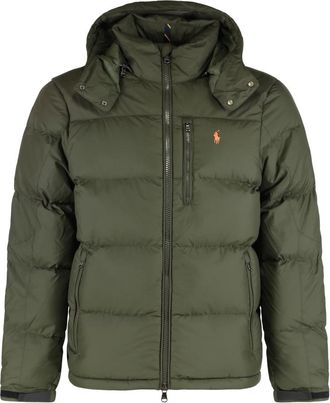 Polo Ralph Lauren Full-zip Jacket met Capuchon - Heren - Gewatteerde jassen - Groen - XL - Polyester - Jassen