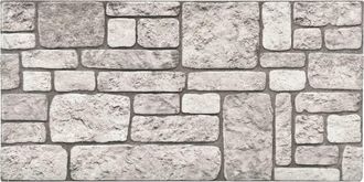 vidaXL Paneles De Pared 10 Uds. 100 X 50 Cm Gris Espuma Eps Vidaxl