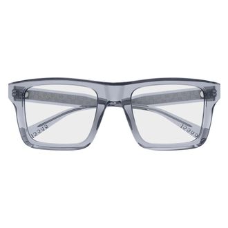 Gucci Sign Optisch Montuur - unisex - Brillen - Grijs - 53 MM - Accessoires