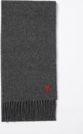 Ami Scarf Men color Grey