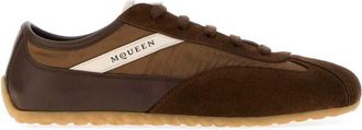Alexander McQueen Brown Color Block Boxe Sneakers