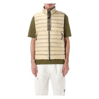C.P. Company Vests, male, Beige, Size: XL DD Shell Vest