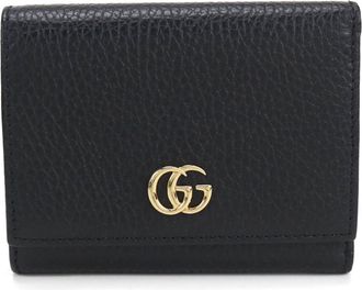 Gucci Black Leather Wallet (Tri-Fold) (Pre-Owned)