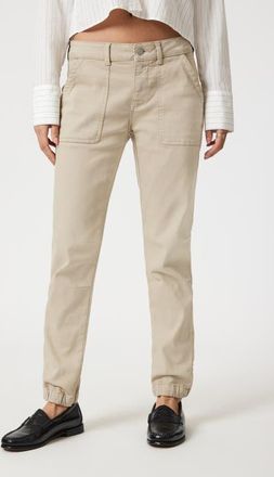 Mavi Ivy Mid Rise Slim Twill Utility Pants in Tidal Foam Flex Blue at Nordstrom, Size 29 28