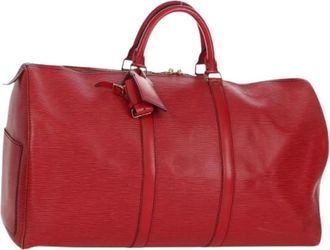 Louis Vuitton Pre-owned Weekend Bags, female, Red, Size: ONE SIZE Pre-owned Vintage Boston Bag