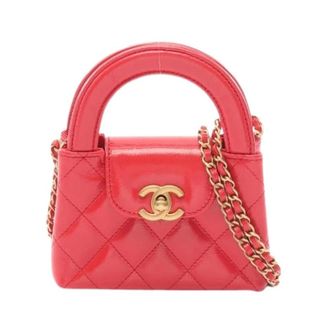 Chanel Pre-owned Matelass&eacute; Patent Leder 2way Schoudertas - Dames - Pre-owned - Rood - Maat: ONE Size Leer