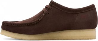 Clarks Wallabee - Heren - Veterschoenen - Bruin - 41 1/2 EU - Leer - Schoenen