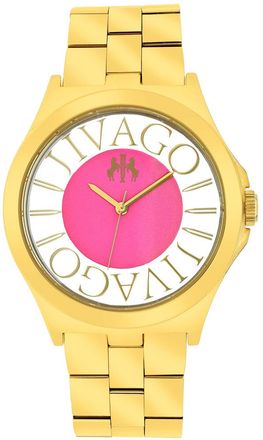 Jivago Watches Womens Fun Pink Round 40mm