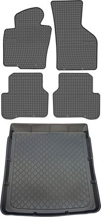 OEM Juego De Alfombrillas De Goma Para Coche Y Maletero Para Volkswagen Passat Cc Fastback (junio De 2008 A Noviembre De 2016)