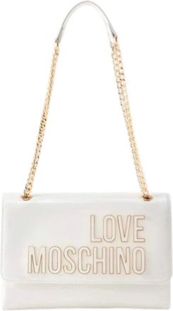 Love Moschino Shoulder Bags, female, White, Size: ONE SIZE KE1 Shoulder Bag