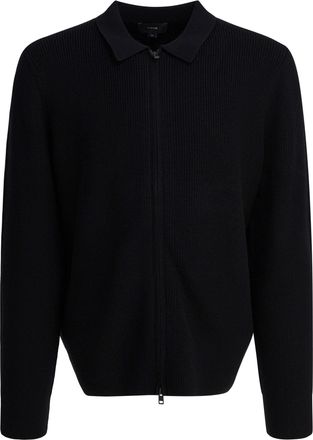 Vince Mens Wool Blend Cardigan - Black - Size X-Large