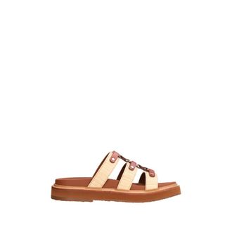 Celine Sliders, female, Brown, Size: 11 US Triomphe Wedge Mule 30