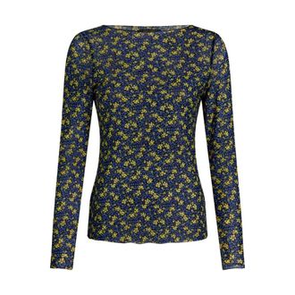 King Louie Ria Top Juniper Mesh - Dames - Tops - Veelkleurig - Maat: M Polyamide