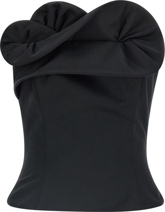 Magda Butrym Black 01 Corset Top