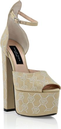 Philipp Plein Sandalen Hoge Hakken Monogram