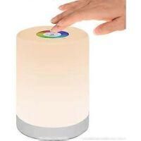 OEM L&aacute;mpara De Noche Led Inteligente, Luz De Mesita De Noche Con Brillo Regulable Mediante Tacto, Recargable Por Usb, Port&aacute;til, Con Cambio De Colores Rgb 