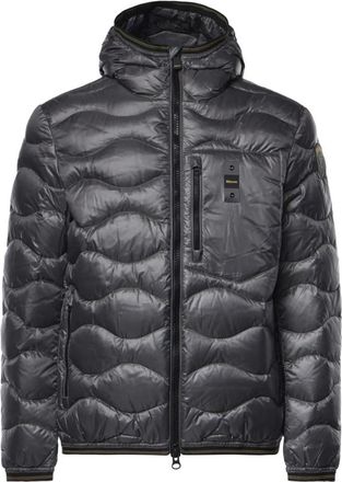 Blauer Wave Jacket - Heren - Jassen - Zwart - Maat: M Zijde
