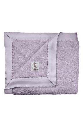 Little Giraffe Chenille Blanket in Lavender at Nordstrom