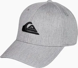 Quiksilver Mens Quiksilver Mens Decades Snapback Baseball Cap - Grey - Size: ONE size
