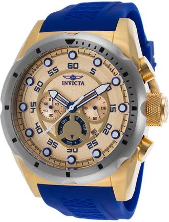 Invicta Speedway Chronograph Gold Dial Mens Watch 20307