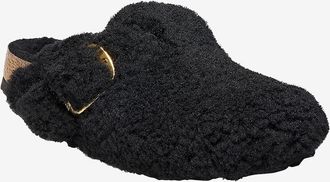 Birkenstock Clogs aus Shearling Boston Big Buckle