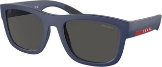 Prada Heren, Accessoires, Blauw, Maat: 56 MM