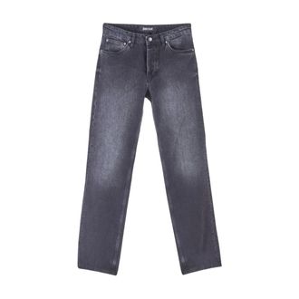 Just Cavalli Straight Jeans, male, Black, Size: W36 Jeans Regular Stone Washed