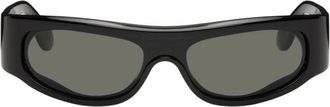 Retro Superfuture XII Shield Zonnebril - unisex - Zonnebrillen - Zwart - ONE Size - Nylon - Accessoires