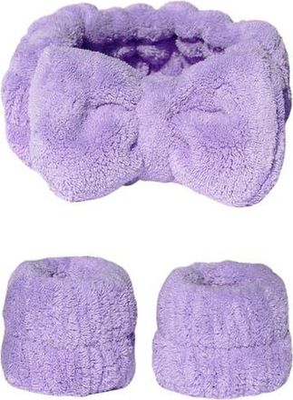 SLEEK'E Let it Drip Headband and Wristbands in Lavender at Nordstrom