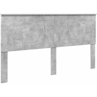 vidaXL Cabecero Gris Concreto 200 Cm Madera Contrachapada Vidaxl