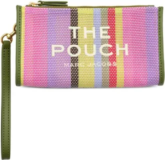 Marc Jacobs The Pouch Stripe Mesh Make Up Bag