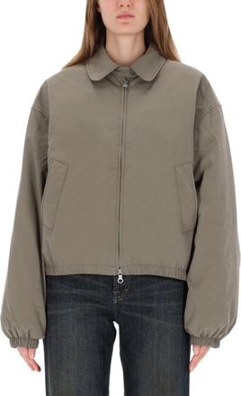 Our Legacy Boxy Oversized Sports Jacket With Elasticated Hem