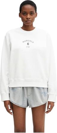 Maison Margiela Mujer, Sudaderas, Blanco, Talla: S