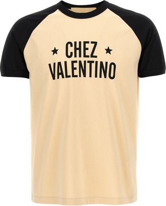 Valentino Garavani Beige Chez Valentino T-Shirt