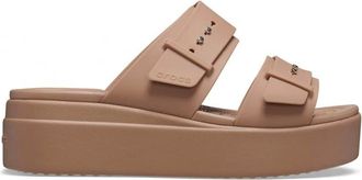 Crocs Sandalia Brooklyn Low Wedge - Shoes - Mujer - Marr&oacute;n - 38 EU