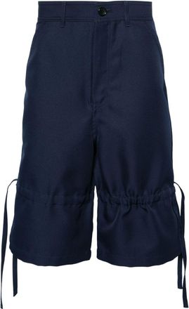 Comme Des Gar&ccedil;ons wide-leg bermuda shorts - men - Polyester - M - Blue