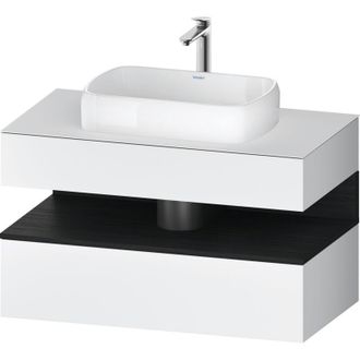 Duravit Duravit - Qatego Consola Mueble Bajo Lavabo, 1 Extra&iacute;ble, 1 Caj&oacute;n