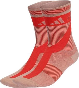 adidas (WMNS) adidas by Stella McCartney Crew Socks Red HR4317