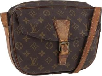 Louis Vuitton Pre-owned Jeune Fille GM Schoudertas - Dames - Vintage Schoudertas - Bruin - ONE Size - Leer - Vintage