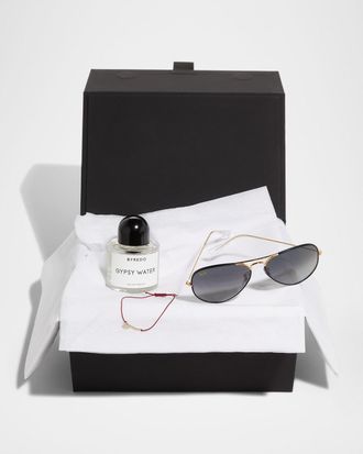 Neiman Marcus Sydney Evan Evil Eye Bracelet, Ray-Ban Sunglasses & Byredo Eau De Parfum Gift Box Set