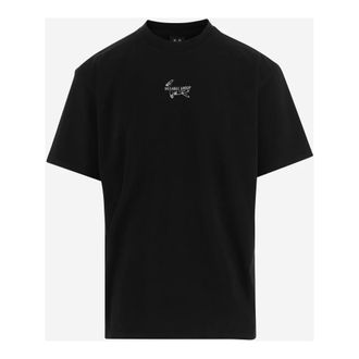 44 Label Group T-Shirts, male, Black, Size: L Classic Tee