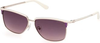 Guess Stijlvolle Zonnebril - Dames - Zonnebrillen - Wit - ONE Size - Accessoires