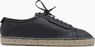 Emporio Armani Mens Nappa Espadrille Brown - Black - Size: 11