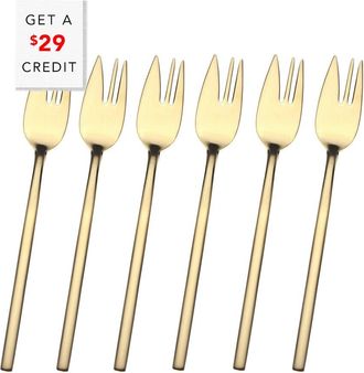 Mepra 6Pc Cake Fork Set With $29 Credit