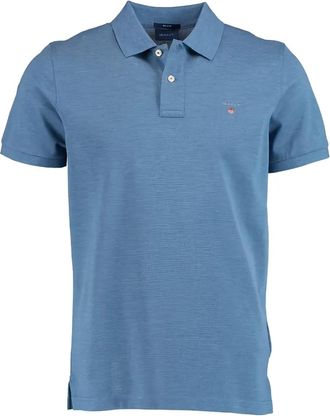 GANT Overhemd met korte mouwen - Blauw