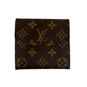Louis Vuitton Brown Leather Pvc Wallet (Tri-Fold) (Pre-Owned)