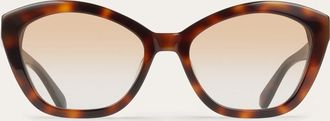 Ferragamo Women Butterfly frame sunglasses Brown