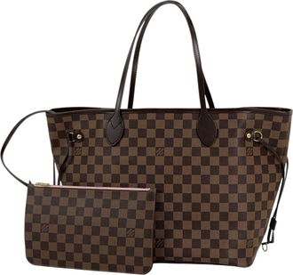Louis Vuitton Brown Rose Ballerine Damier Canvas Handbag Pouch Tote Bag (Pre-Owned)