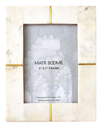 Matr Boomie Matr Boomie Sammita 5X7 White Picture Frame
