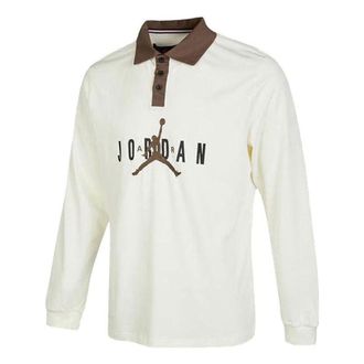 Nike Jordan Air Jordan SS23 Jumpman Logo Polo T-Shirt White DV7655-133
